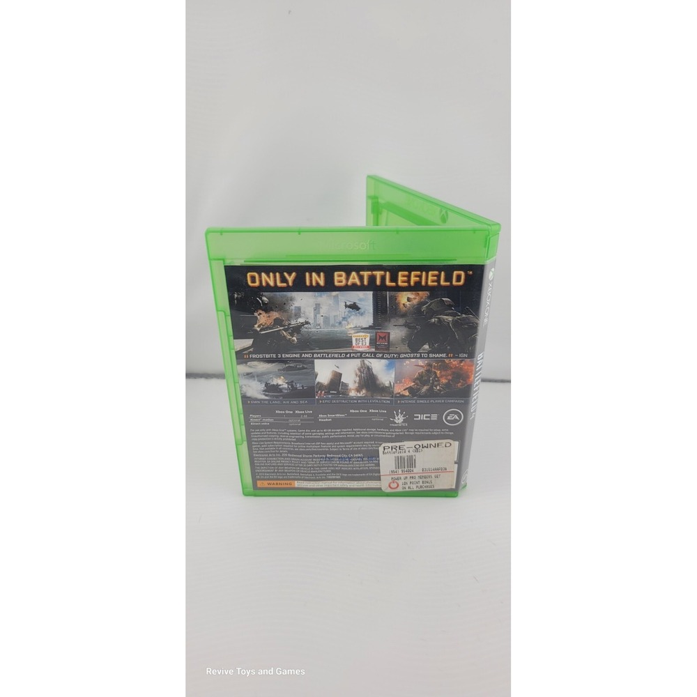 Battlefield 4 (Microsoft Xbox One, 2013) Game and Case Tested and Working Great - Picture 6 of 6